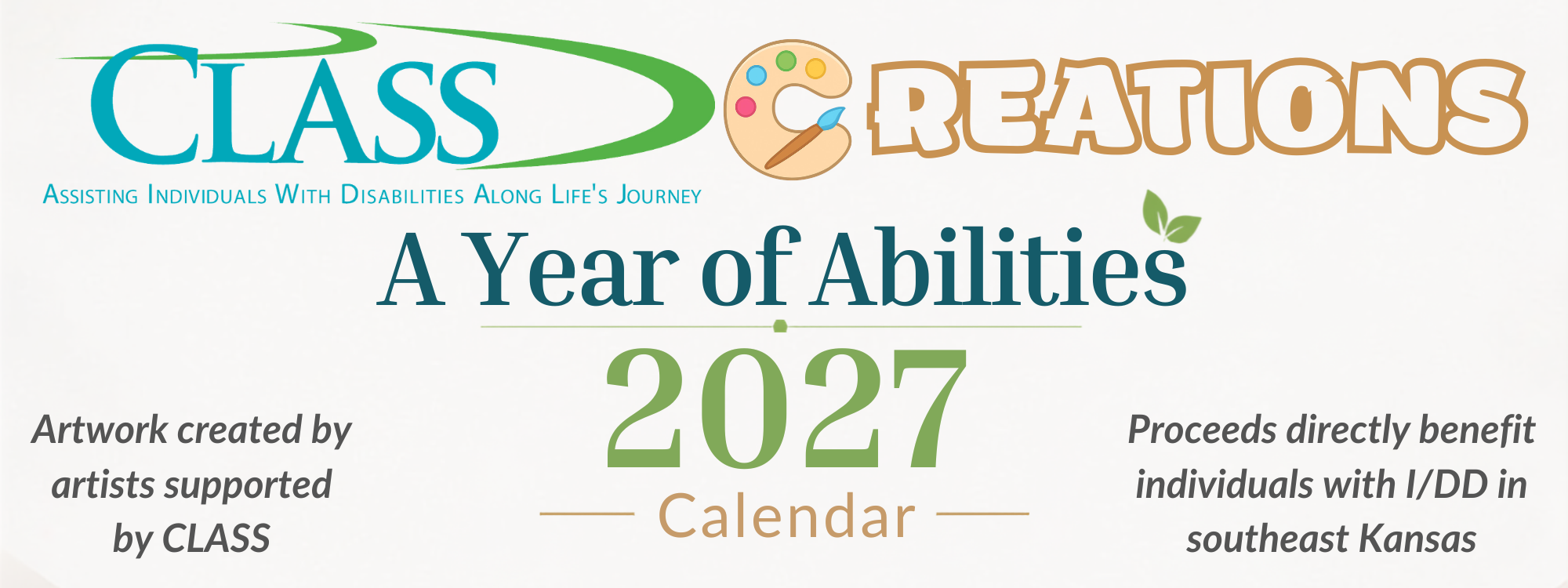 CLASS Creations Calendar Header